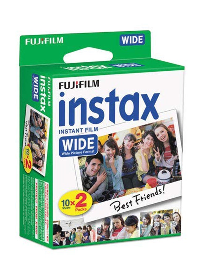 Pack Of 2 Instax Wide Film Multicolour