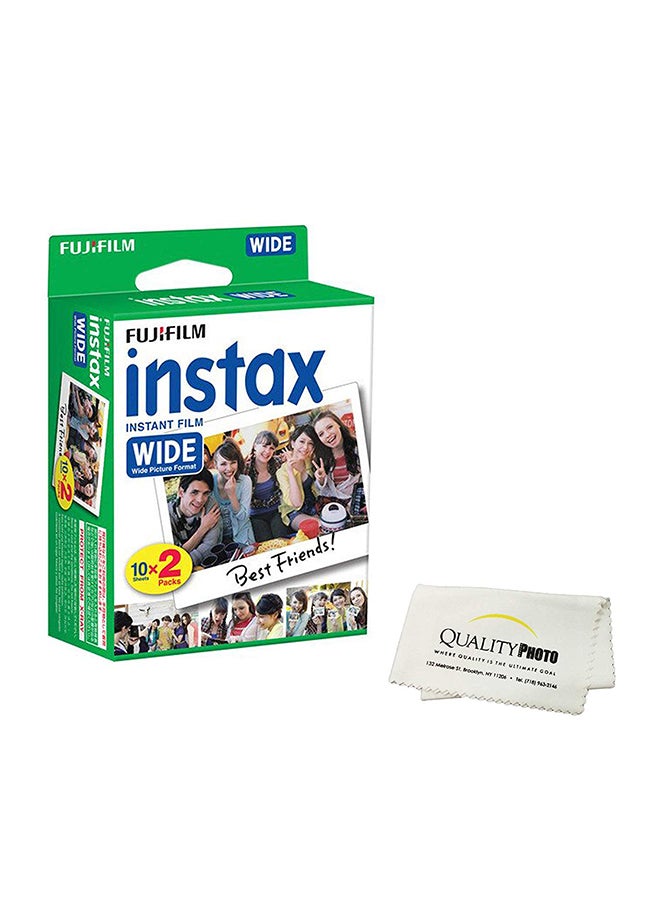 Pack Of 2 Instax Wide Instant Film Multicolour