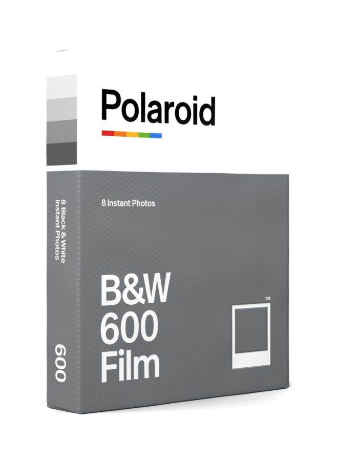 8-Piece B And W Photography Film Set For 600 Camera White