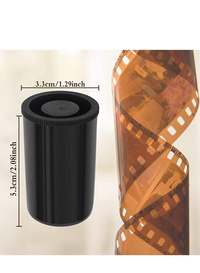 30Pcs 35mm Film Cannisters for Science Plastic Film Canister Camera Film Canister with Lids for Scientific Activity Small Accessories