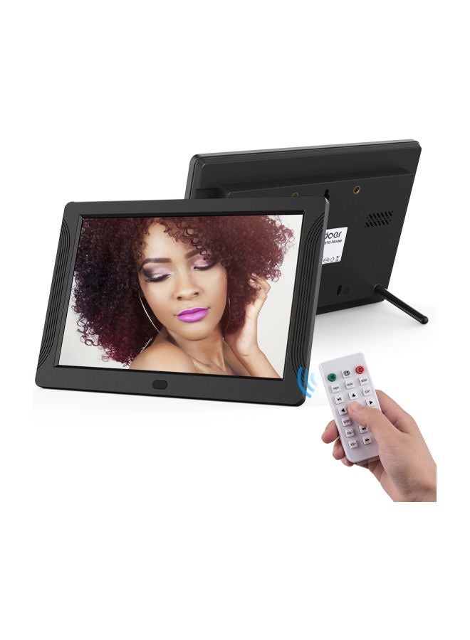 LED Digital Photo Frame With Remote Control Black