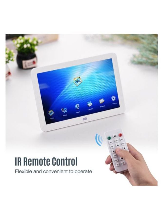 LED Digital Photo Frame With Remote Control White