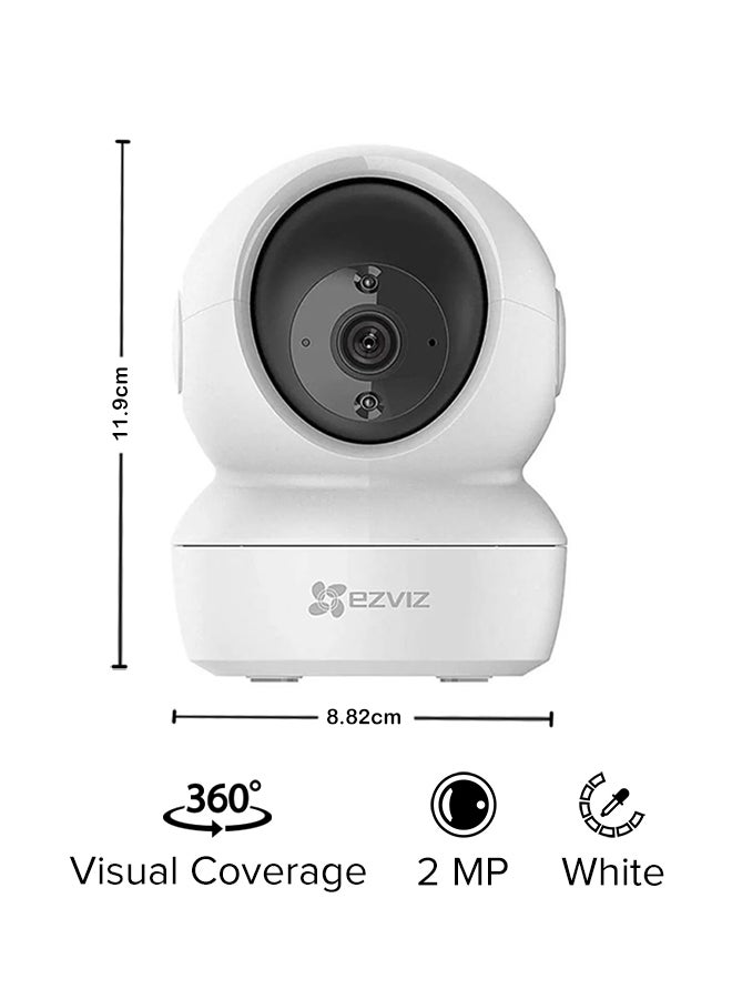 C6N Wi-Fi 2MP 1080P Smart Home Security Camera White