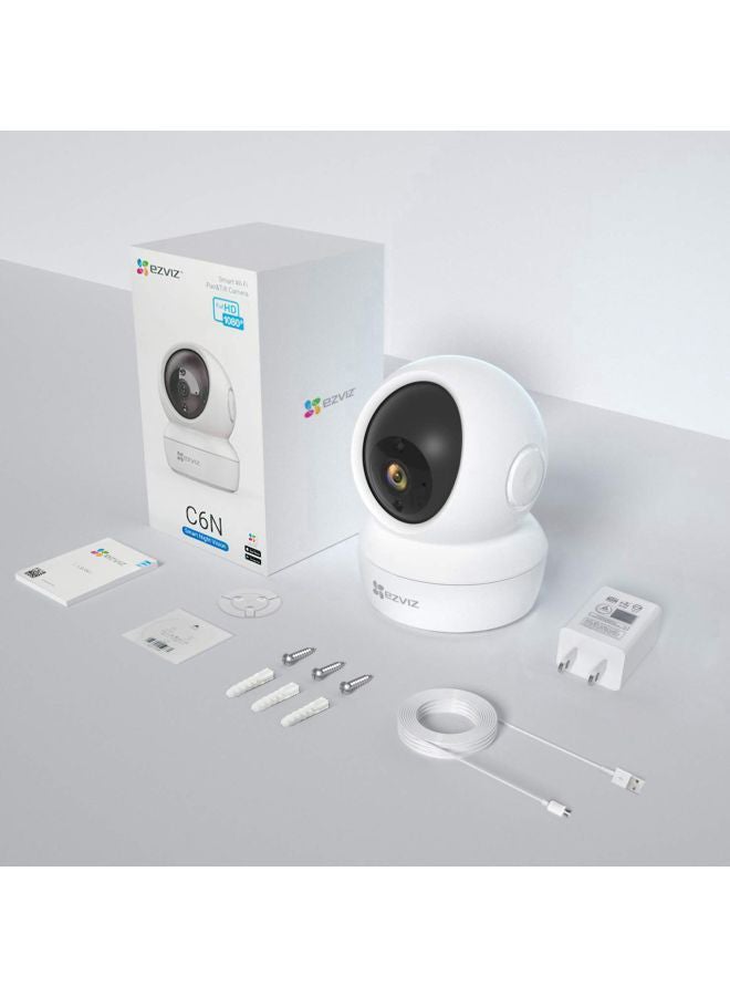 Wi-Fi 2MP Smart Home Security Camera White