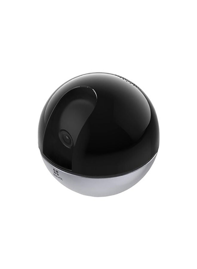 C6W Pan & Tilt Wi-Fi Camera 4MP 4mm (83°), 360° Panoramic View, 2K Resolution, Privacy Shutter, MicroSD Card up to 256 GB, Auto-Zoom Tracking, True-WDR, Two-Way Talk, EZVIZ Cloud Play Storage, Person Detection, Infrared Night Vision up to 10m (33 ft.) - CS-C6W-A0-3H4WF Black