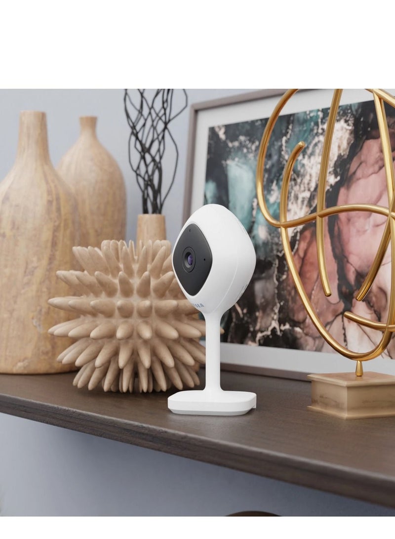 Smart Mini Security Camera Mini with Two-Way Talking, Motion & Sound Detection, works with Google, Alexa & Tesla Home App