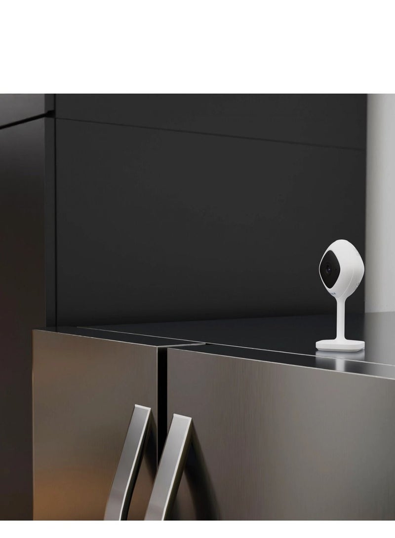 Smart Mini Security Camera Mini with Two-Way Talking, Motion & Sound Detection, works with Google, Alexa & Tesla Home App