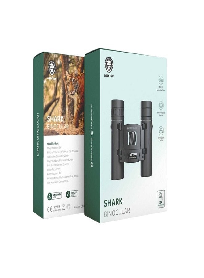 Green Lion Shark Binocular 8x21