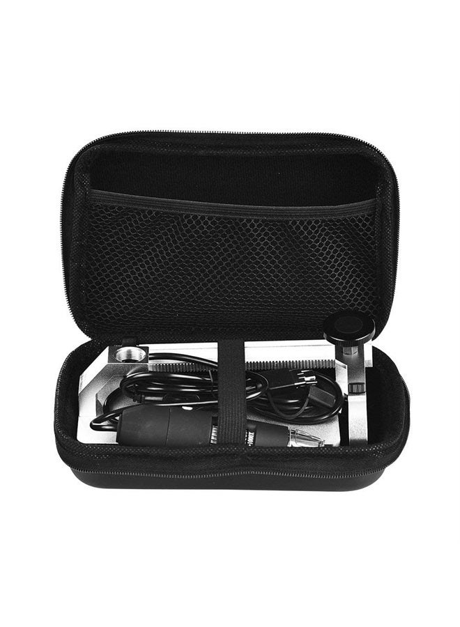 Aluminium Alloy Universal Adjustable Professional Base Stand Holder Desktop Support Bracket with Portable Carrying Case for USB Digital Microscope Endoscope Magnifier Camera