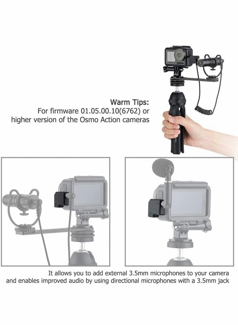 Dual 3.5mm/USB-C Mic Adapter, Accessories for OSMO Action Camera