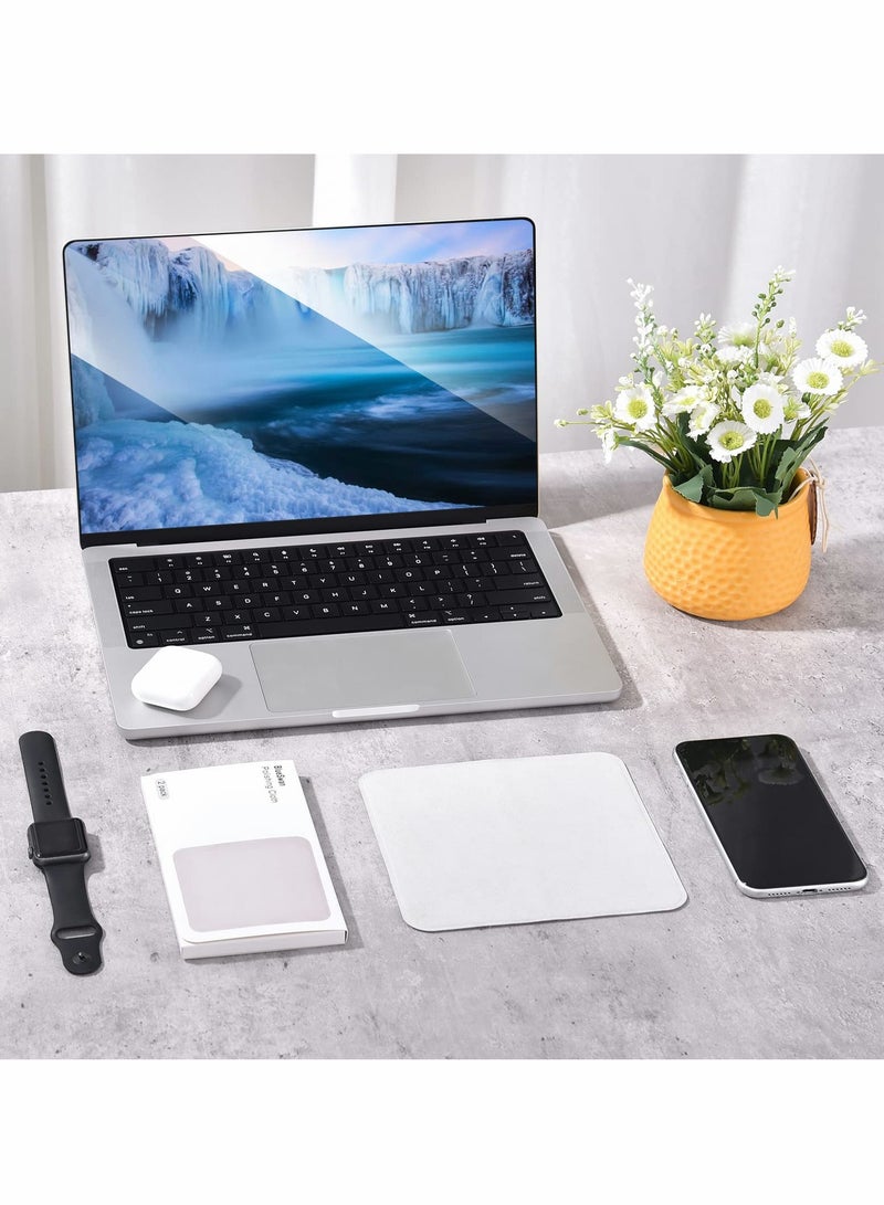 Polishing Cloth for Apple 2022, Soft Nonabrasive Material Polish Cleaning Cloth for Electronic Screens Compatible with iPhone,iWatch,iPad,MacBook (2-Pack)