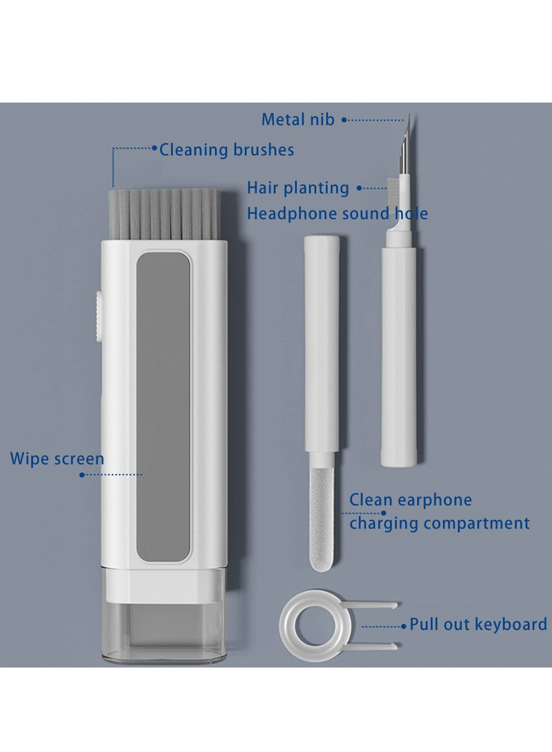 Cleaner Kit, portable Multi-Function Computer Cleaning Tools Kit for Electronic, Phone Charging Port, Earbuds, Earpods, Earphone, Headphone