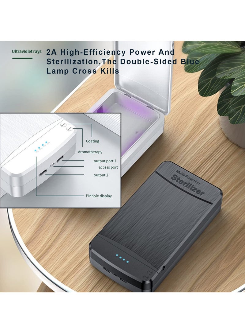 Sterilization Box, Plastic Clean Multipurpose UV Ultraviolet Sterilizer for Manicure Salon,tweezers, Scissors, Jewelry, Phone, Watch, Keys