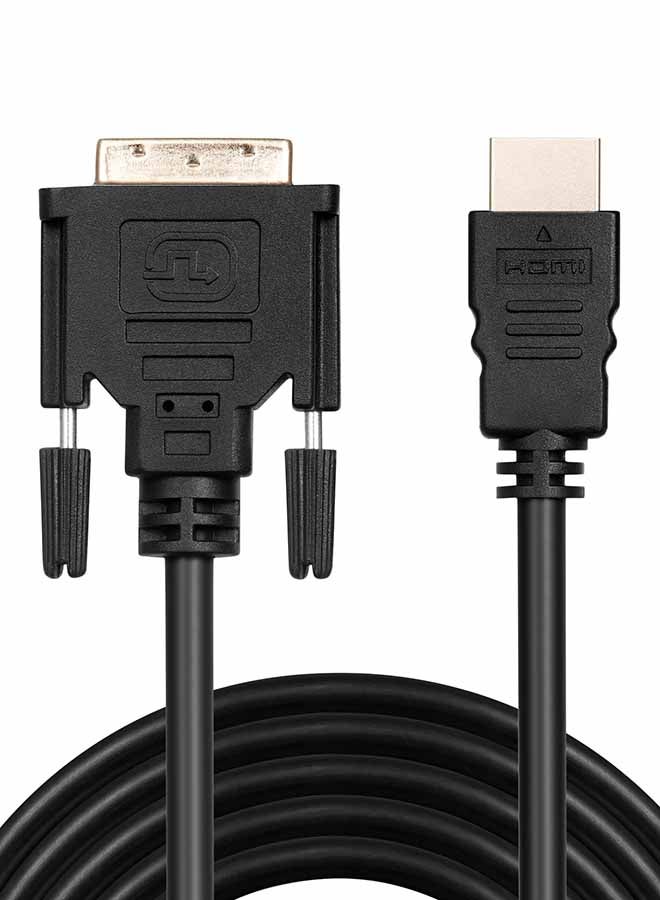 Monitor Cable DVI To HDMI Black