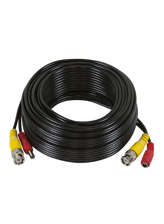 CCTV Coaxial BNC Cable Black