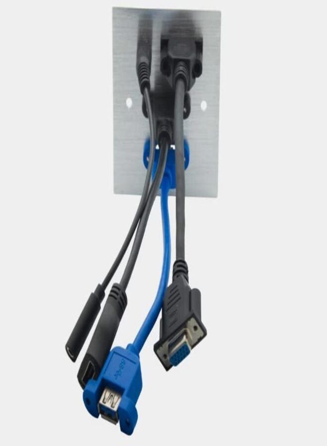 HDMI USB 3.0 Female To Female With Backside 20 CM Length  Cable