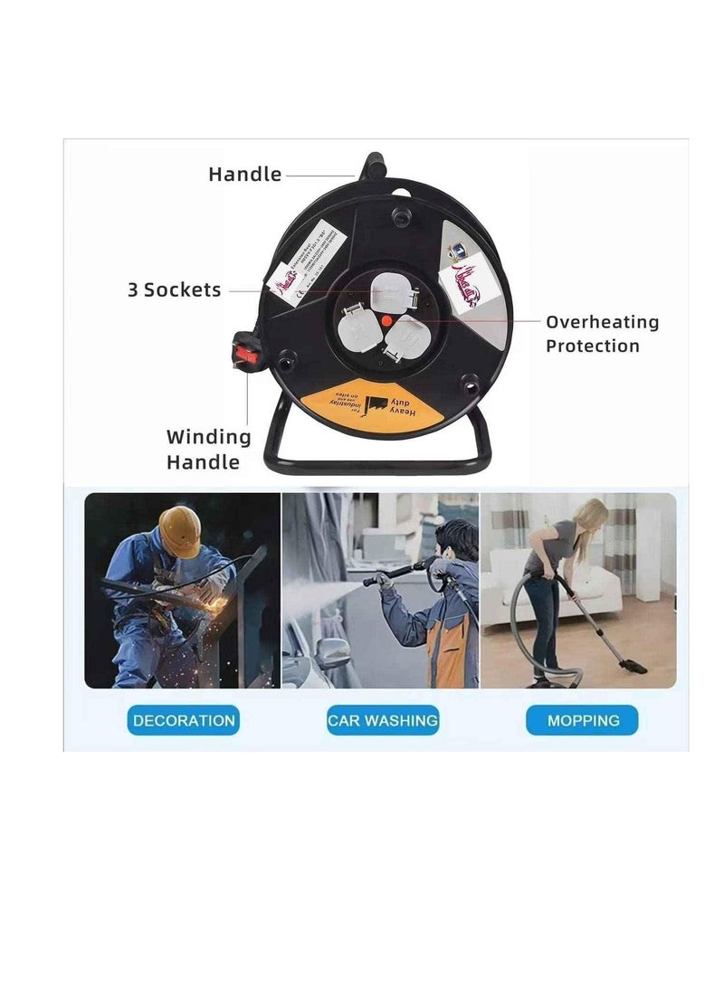 Heavy Duty Extension Reel & Easy To Handle