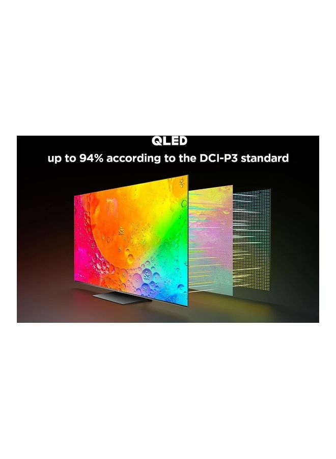 Television 75 Inch Smart TV 4K QLED HDR Ultra HD,32GB ROM,Game Master 2.0 Dolby Vision, Google TV, IQ-Atmos HDR 1000 nits IMAX Enhanced 144HZ VRR - 1 Year Warranty (2023 Model) 75C745 Black
