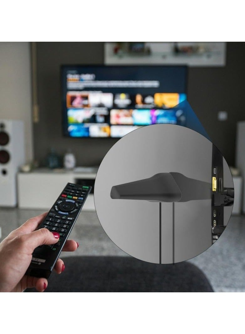 Digital TV Antenna for Smart tv, Outdoor/Indoor HD Antenna Smart TV Antenna  4K 1080p Antenna para TV Digital Antenna Booster 560+ Miles Range TV Antenna with Next-Gen Big Smart New Chip