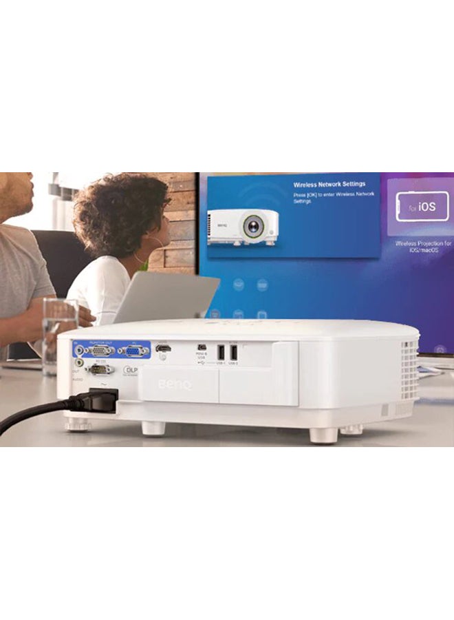 EH600 Wireless Android-based Smart Projector for Business | 3500lm, 1080P EH600 White
