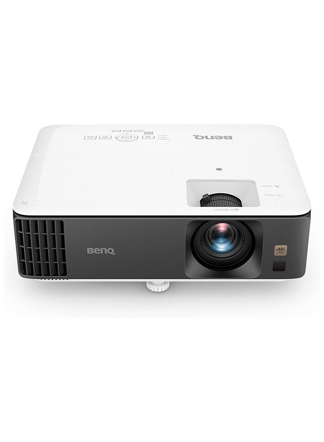 TK700 UHD HDR 4K Projector, 3200 Lumens Console Gaming Projector, 5W Speakers Home Theatre, 60Hz/16.7 ms @ 4K And 240Hz/4ms @ Full HD Input Lag For Games, Home Cinema And Sports, Projector 4K TK700 White & Brown