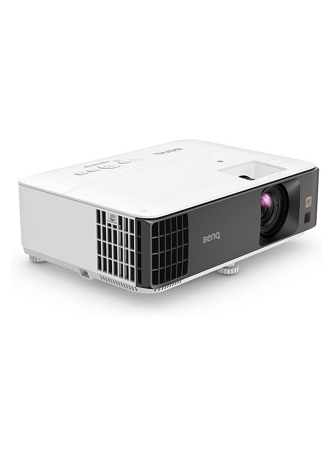 TK700 UHD HDR 4K Projector, 3200 Lumens Console Gaming Projector, 5W Speakers Home Theatre, 60Hz/16.7 ms @ 4K And 240Hz/4ms @ Full HD Input Lag For Games, Home Cinema And Sports, Projector 4K TK700 White & Brown