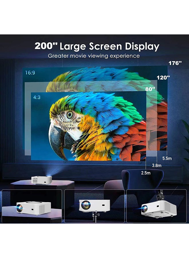 Portable Android Projector With 100