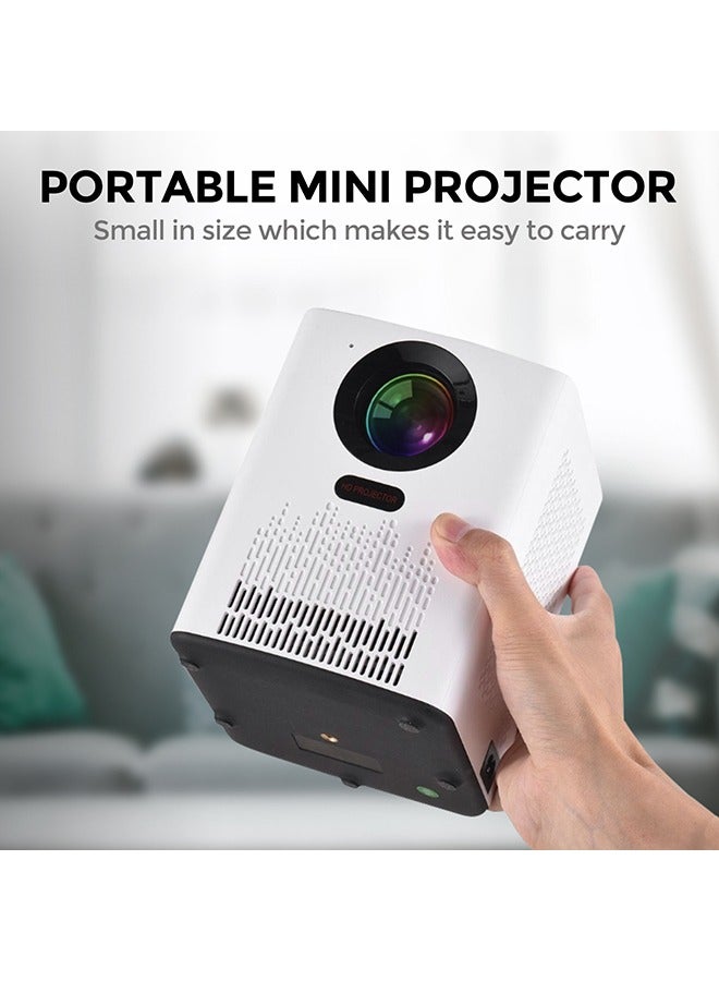 S8 Mini WiFi Projector 5000 Lumens Portable Outdoor Movie Projector With 100