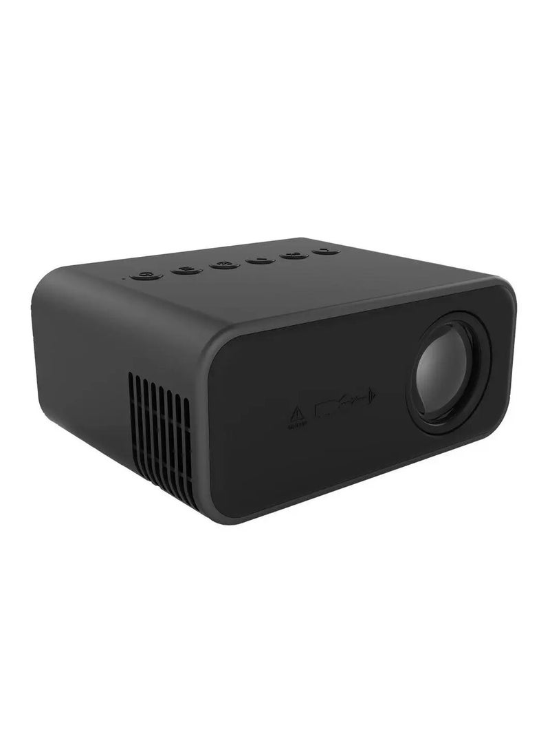 Mini Projector YT500 Smart Projector Full HD 1920X1080P Video Projector Portable Projector Compatible With Android/iOS/Windows/TV/HDMI/USB Mobile Projector Remote Control Built-In Speaker Black