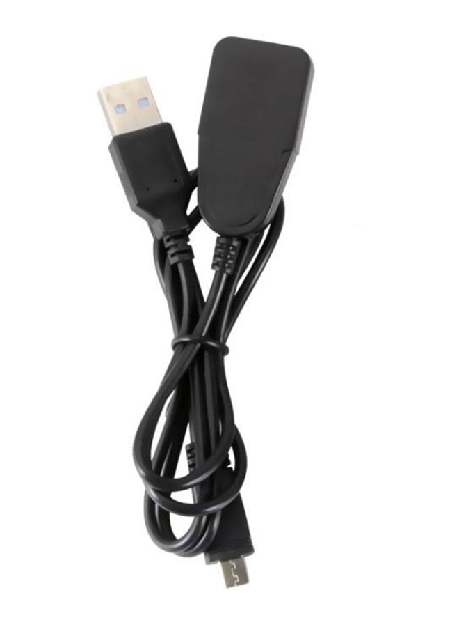 WiFi Display Dongle Reciever With 2-In-1 Cable Black/Silver