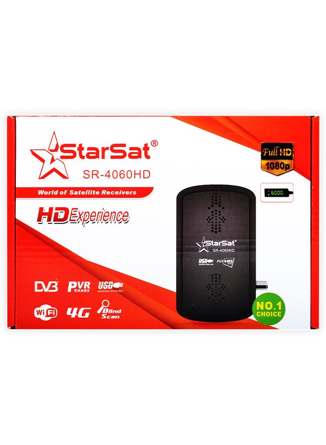 Full HD TV Satellite Receiver SR-4060HD Black SR-4060HD Black