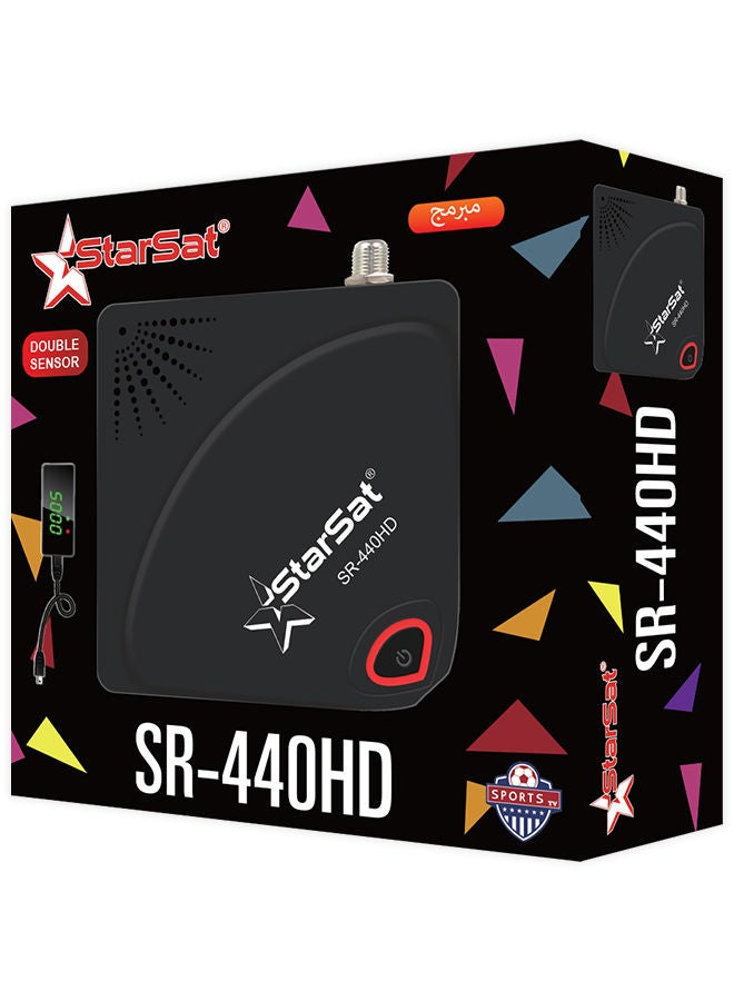 Full HD TV Satellite Receiver SR-440HD Black SR-440HD Black