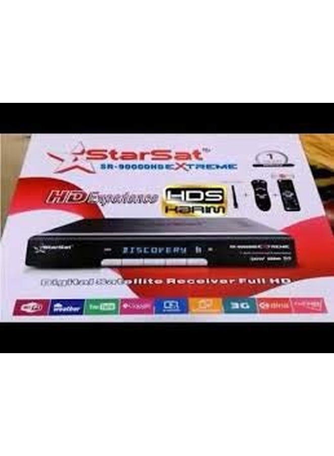 Full HD Digital Satellite Receiver with Remote SR-90000 Black