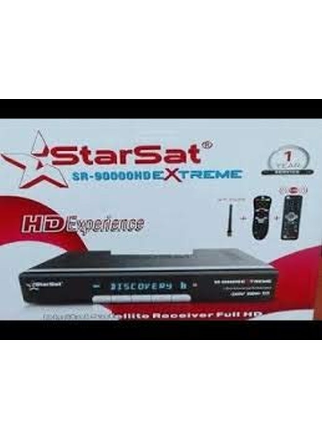 Full HD Digital Satellite Receiver with Remote SR-90000 Black