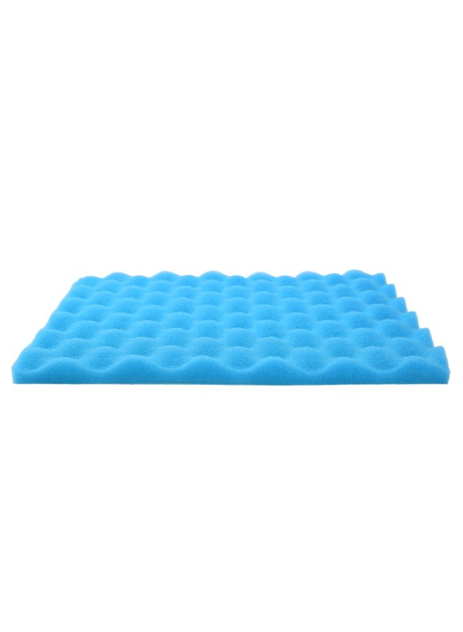 24-Piece Soundproof Wedge Foam Insulation Sponge E713BL Blue