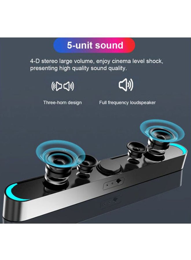 Stereo Bass Speaker D-238 Black/Blue