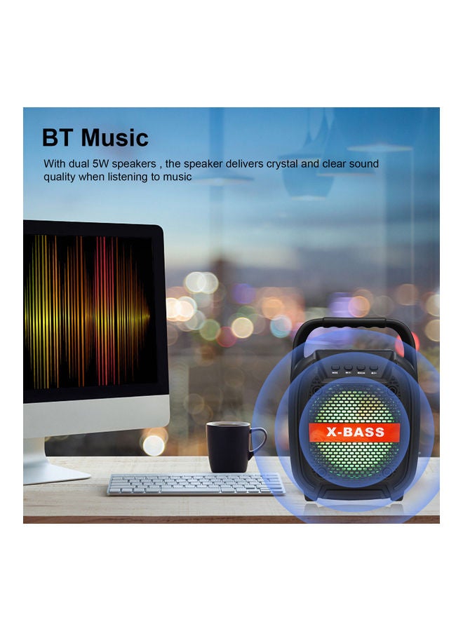 Portable Wireless Bluetooth Speaker BT6118 Black