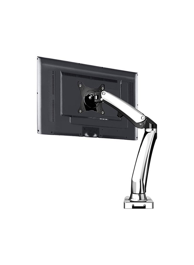 Monitor Arms Fully Adjustable With Desk Mount Stand For 22 - 35 Inch Screens Sliver