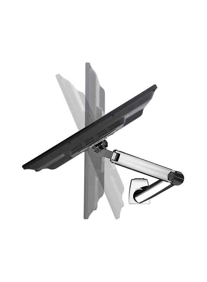 Monitor Arms Fully Adjustable With Desk Mount Stand For 22 - 35 Inch Screens Sliver