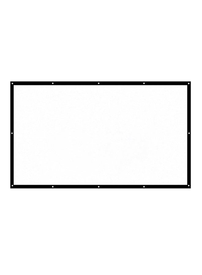 150-Inch Foldable Projector HD Screen H150 White