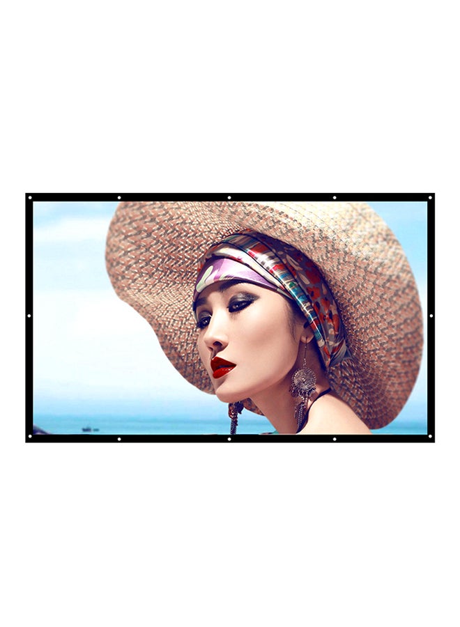 150-Inch Foldable Projector HD Screen H150 White