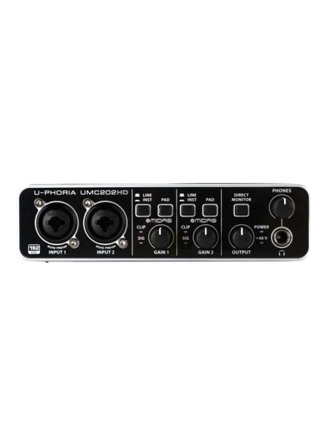 Audio Receviers U-Phoria UMC202HD UMC202HD Black