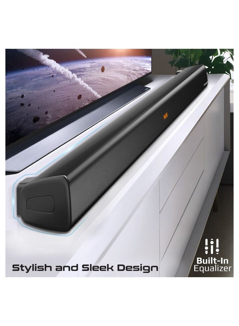60W Soundbar with 28W Subwoofer, Multipoint Pairing and Remote Control, StreamBar-60