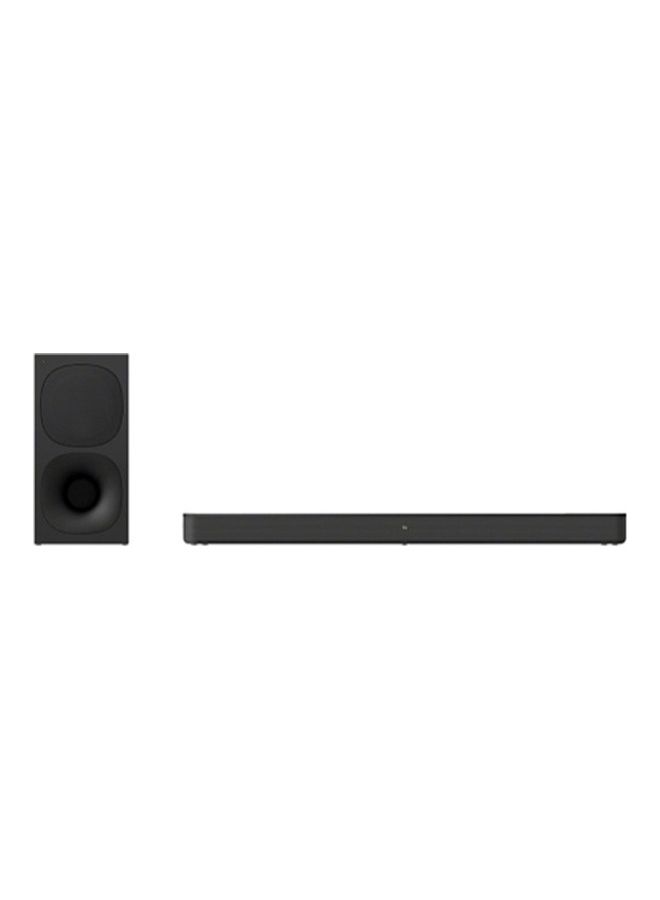 Soundbar 2.1 Channel With Powerful Wireless Subwoofer HT-S400 Black