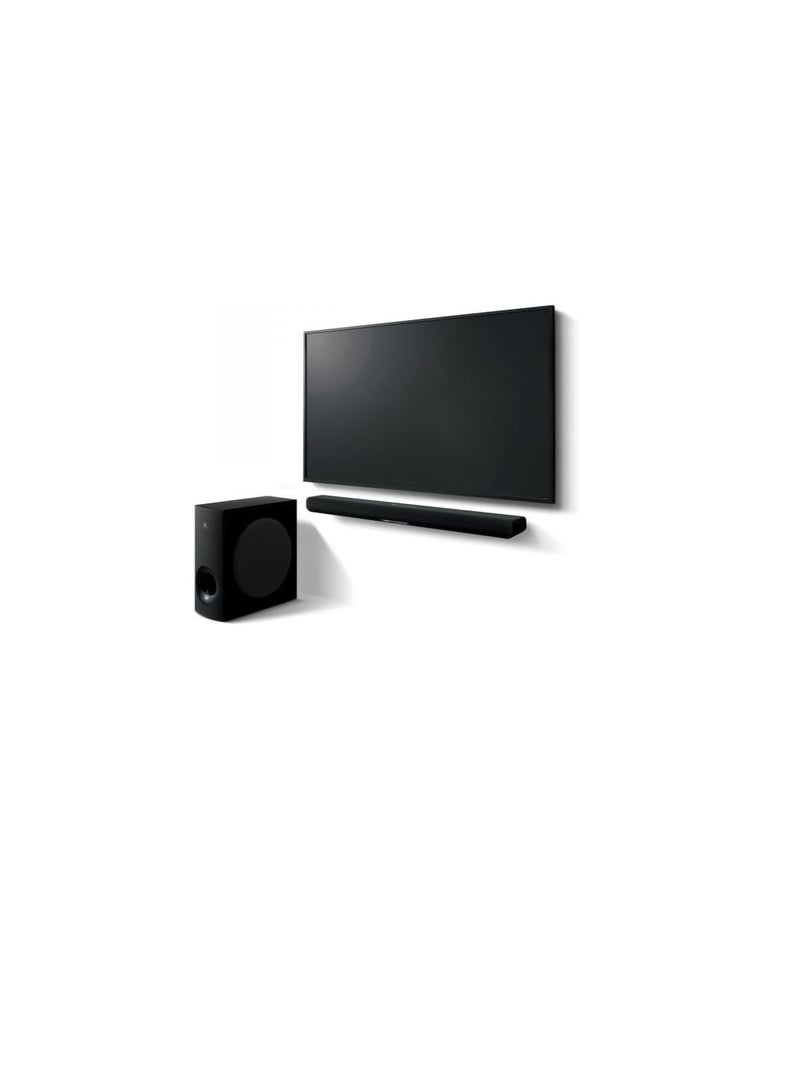 Sound Bar With Dolby Atmos® External Subwoofer SRB40ABLACK Black