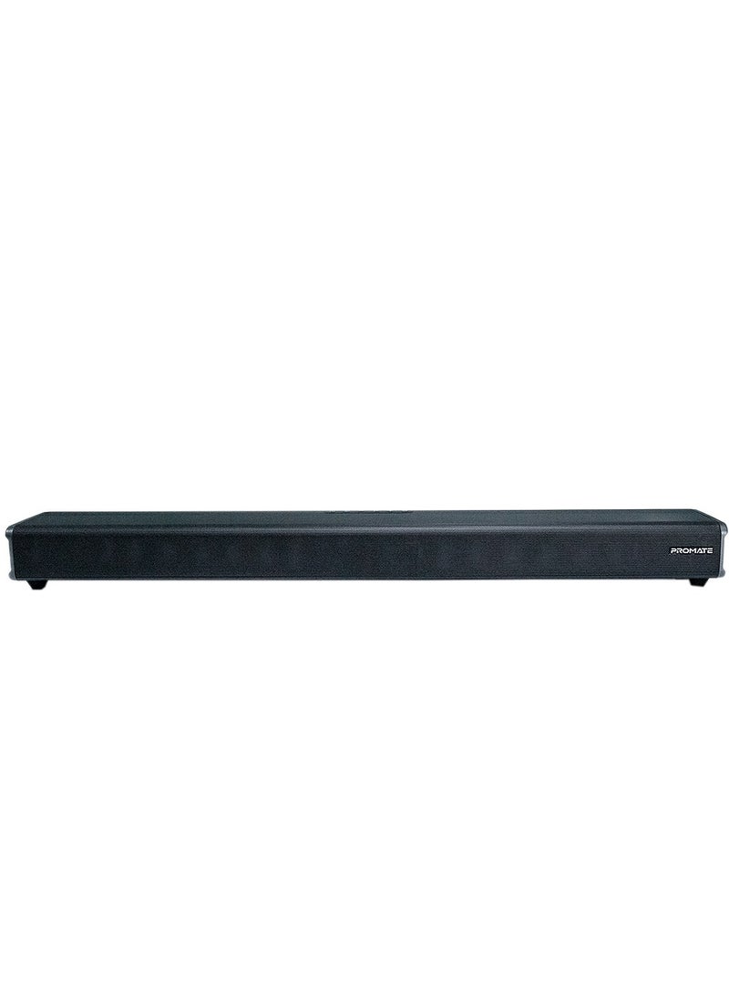 120W Ultra-Slim SoundBar with Built-in Subwoofer - Black