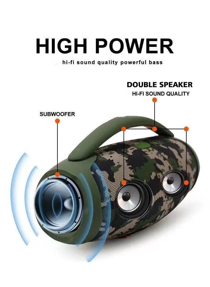 Wireless Portable Bluetooth Speaker With Mic