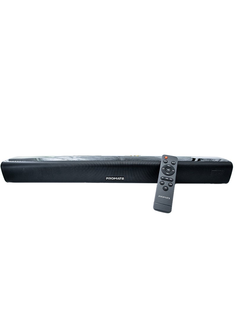 30W Bassboost Soundbar Built-In Subwoofer Black