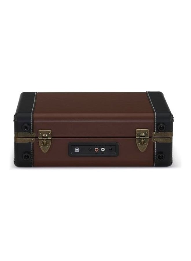 Portable USB Turn Table with Bluetooth CR6019D-BR4 Brown