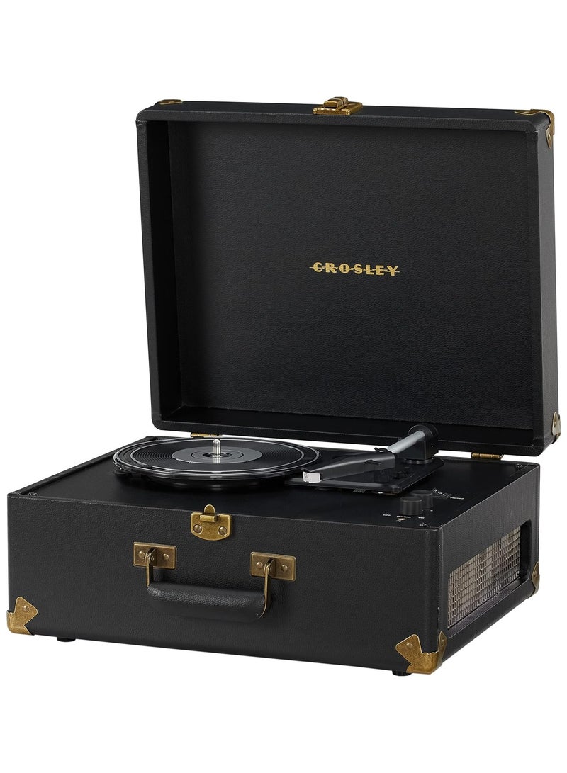 Crosley CR6253B-BK Anthology Vintage 3-Speed Bluetooth in/Out Suitcase Turntable Black